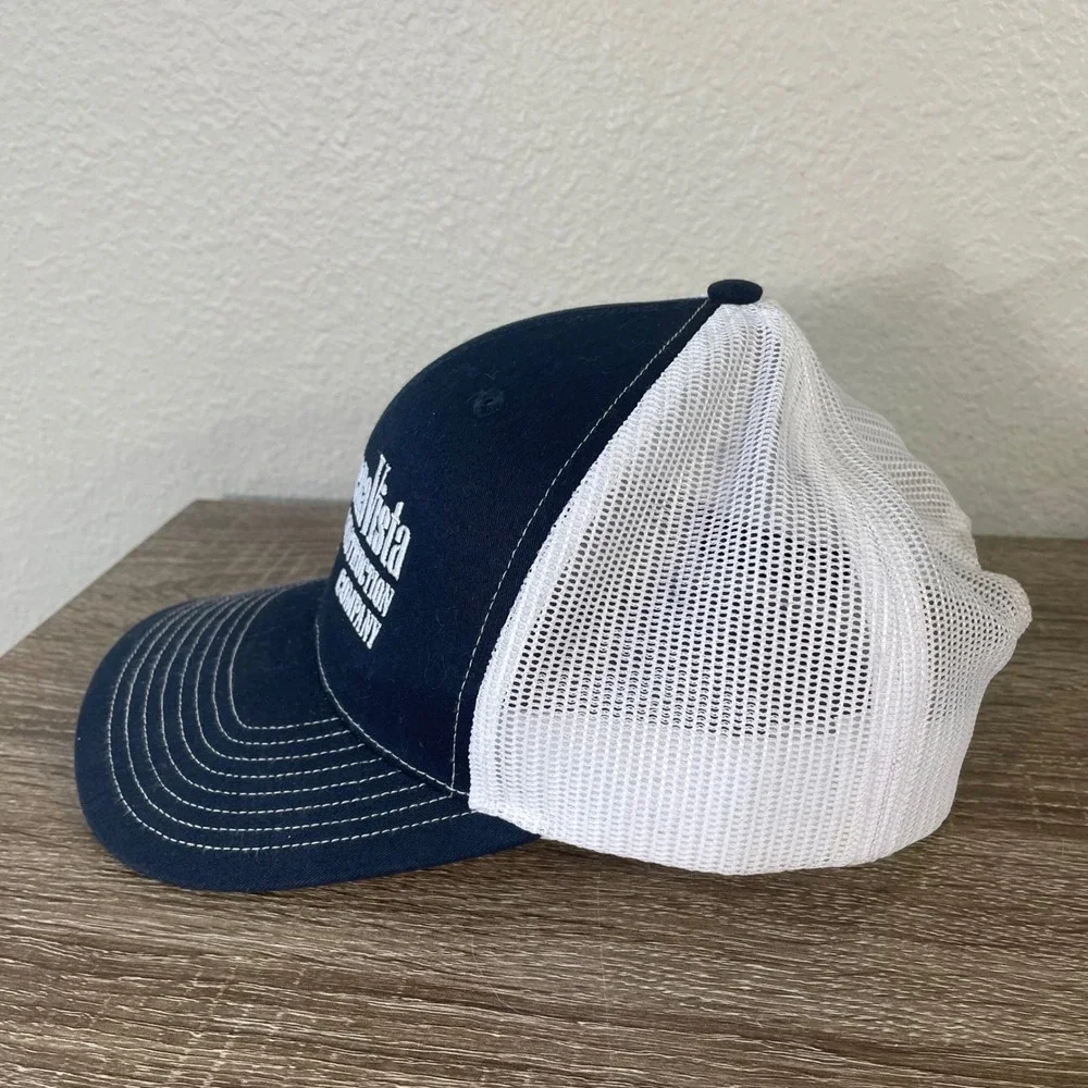 Buena Vista Construction Company‎ Trucker Hat Navy Unisex Adult Embroidered